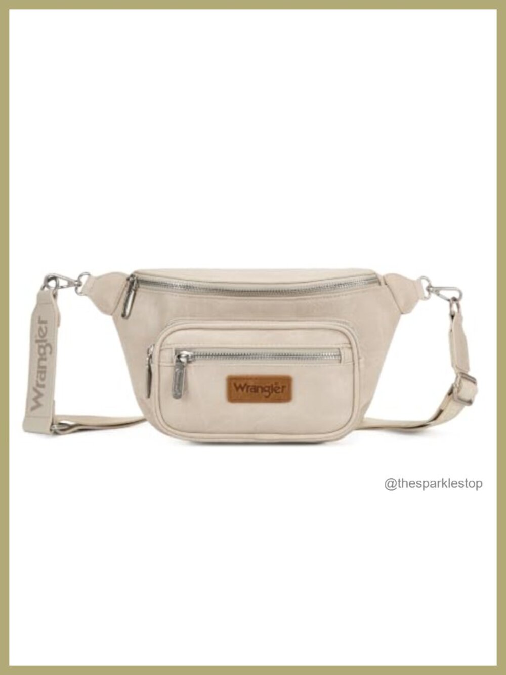 Wrangler Fanny Pack for Women Crossbody Belt Bag Multi-Pocket Waist Bag